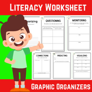 Engaging Literacy Worksheets with Illustrations for Early Learners