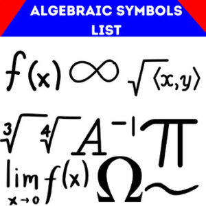 Comprehensiv Math Symbols Doodle Notes for Grades 8-12